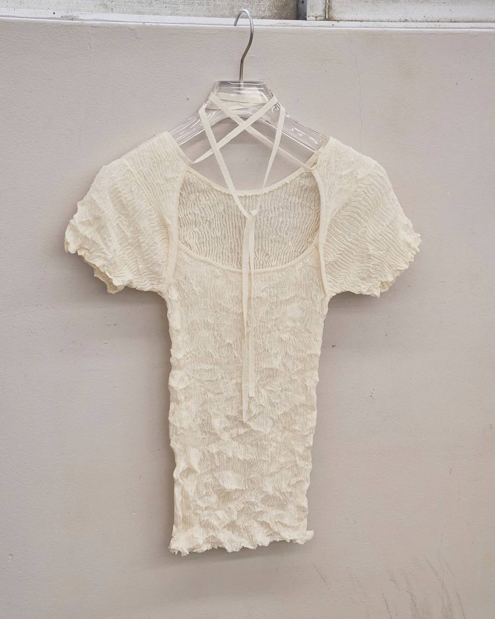 Knittops Sheer 2way TODAYFUL ホワイト 12610524 即日発送 Knittops Sheer 2way トゥデイフル TODAYFUL トップス