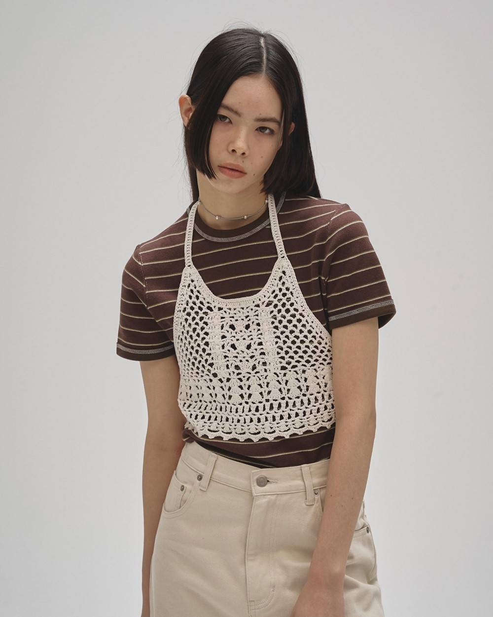 Crochet Knit Bustier Crochet Knit Bustier,クロシェニットビスチェ,12610526,ニットビスチェ,クロシェ,クロッシェ,ビスチェ,todayful,トゥデイフル,lifes,吉田怜香,26ss
