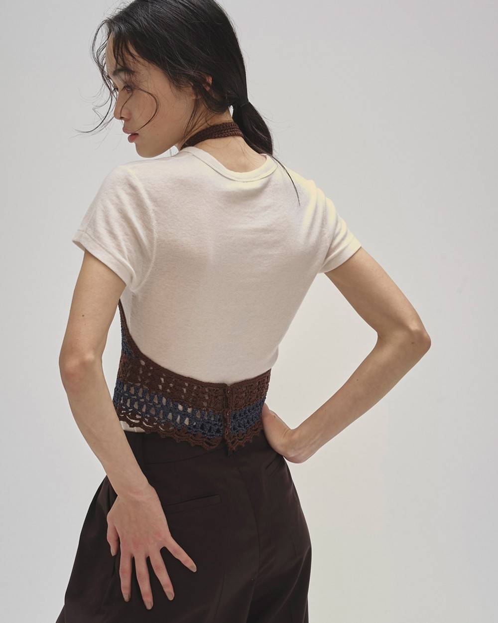 Crochet Knit Bustier Crochet Knit Bustier,クロシェニットビスチェ,12610526,ニットビスチェ,クロシェ,クロッシェ,ビスチェ,todayful,トゥデイフル,lifes,吉田怜香,26ss