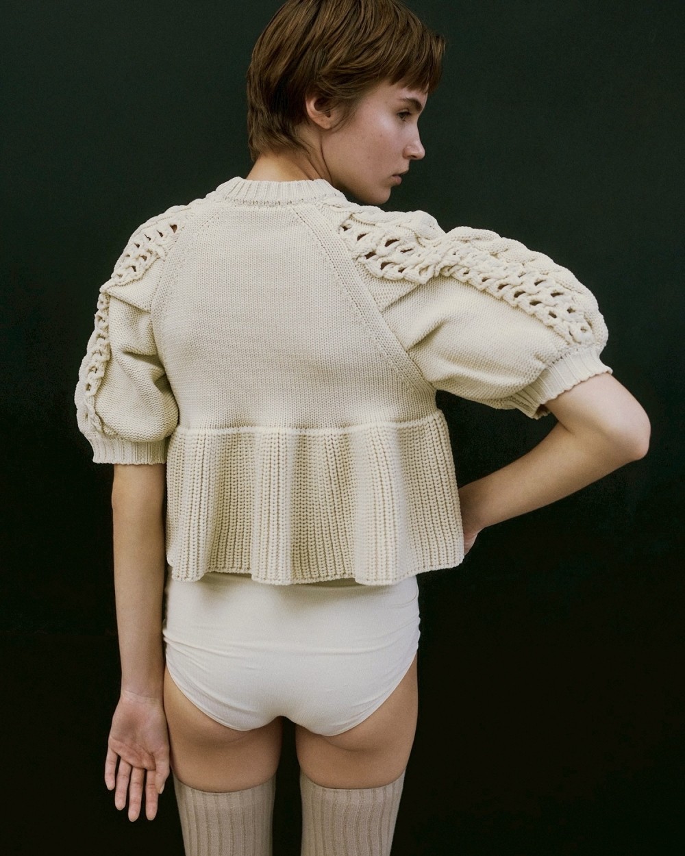 Puffsleeve Knit Tops Puffsleeve Knit Tops,パフスリーブニットトップス,12610528,パフスリーブニット,ニットトップス,ニット,パフスリーブトップス,todayful,トゥデイフル,lifes,吉田怜香,26ss