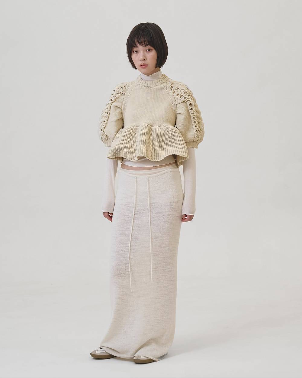 Puffsleeve Knit Tops Puffsleeve Knit Tops,パフスリーブニットトップス,12610528,パフスリーブニット,ニットトップス,ニット,パフスリーブトップス,todayful,トゥデイフル,lifes,吉田怜香,26ss