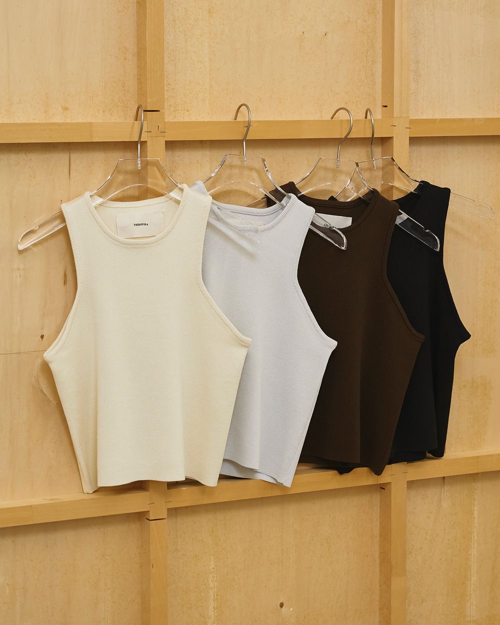 Crewneck Knit Tanktop Crewneck Knit Tanktop,クルーネックニットタンクトップ,12610530,クルーネックタンクトップ,ニットタンクトップ,タンクトップ,トップス,todayful,トゥデイフル,lifes,吉田怜香,26ss