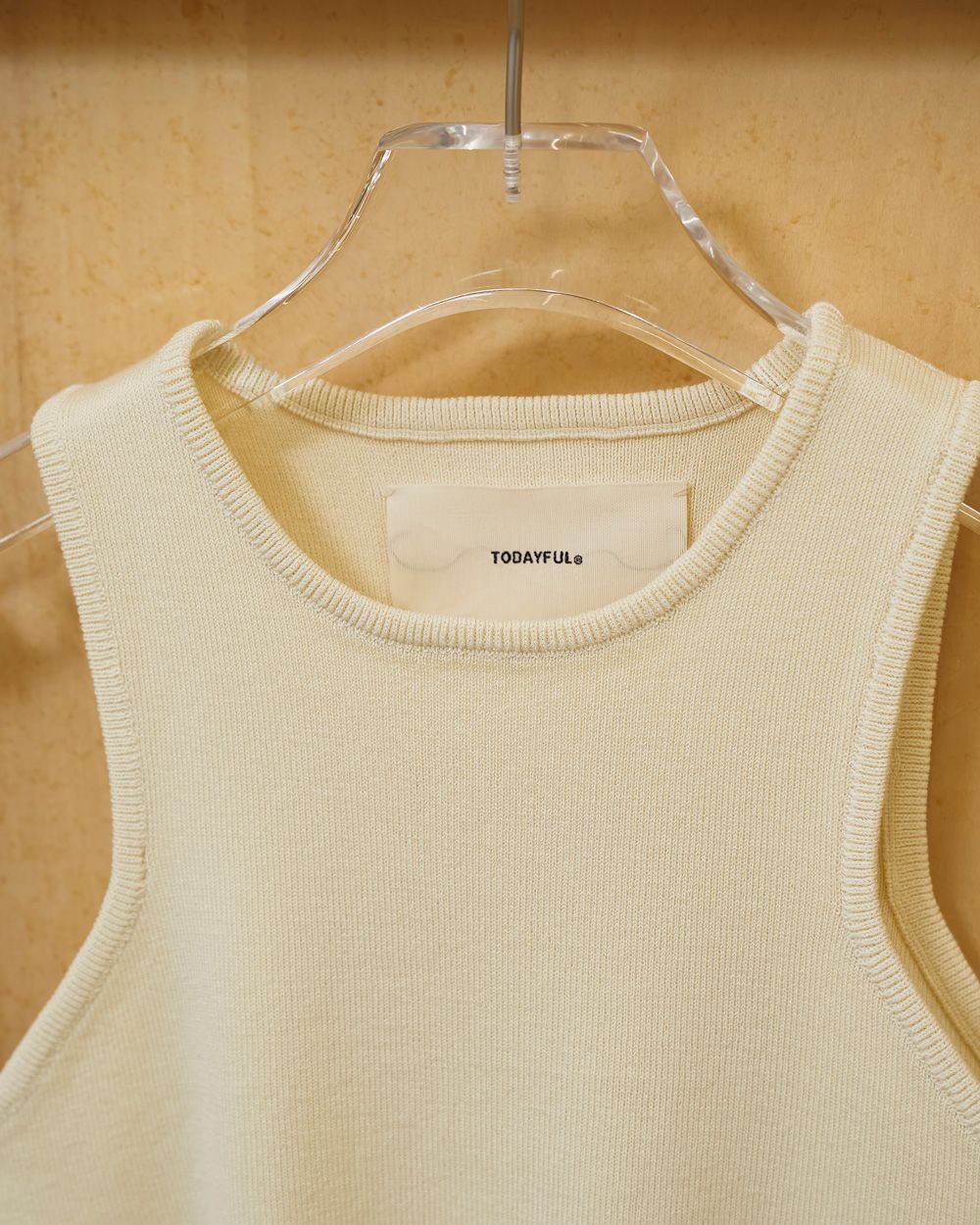 Crewneck Knit Tanktop Crewneck Knit Tanktop,クルーネックニットタンクトップ,12610530,クルーネックタンクトップ,ニットタンクトップ,タンクトップ,トップス,todayful,トゥデイフル,lifes,吉田怜香,26ss