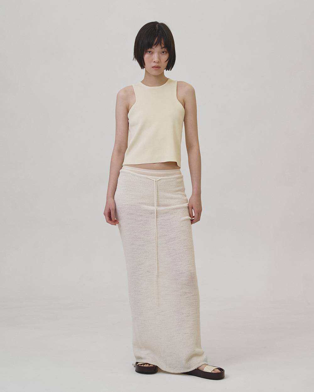 Crewneck Knit Tanktop Crewneck Knit Tanktop,クルーネックニットタンクトップ,12610530,クルーネックタンクトップ,ニットタンクトップ,タンクトップ,トップス,todayful,トゥデイフル,lifes,吉田怜香,26ss