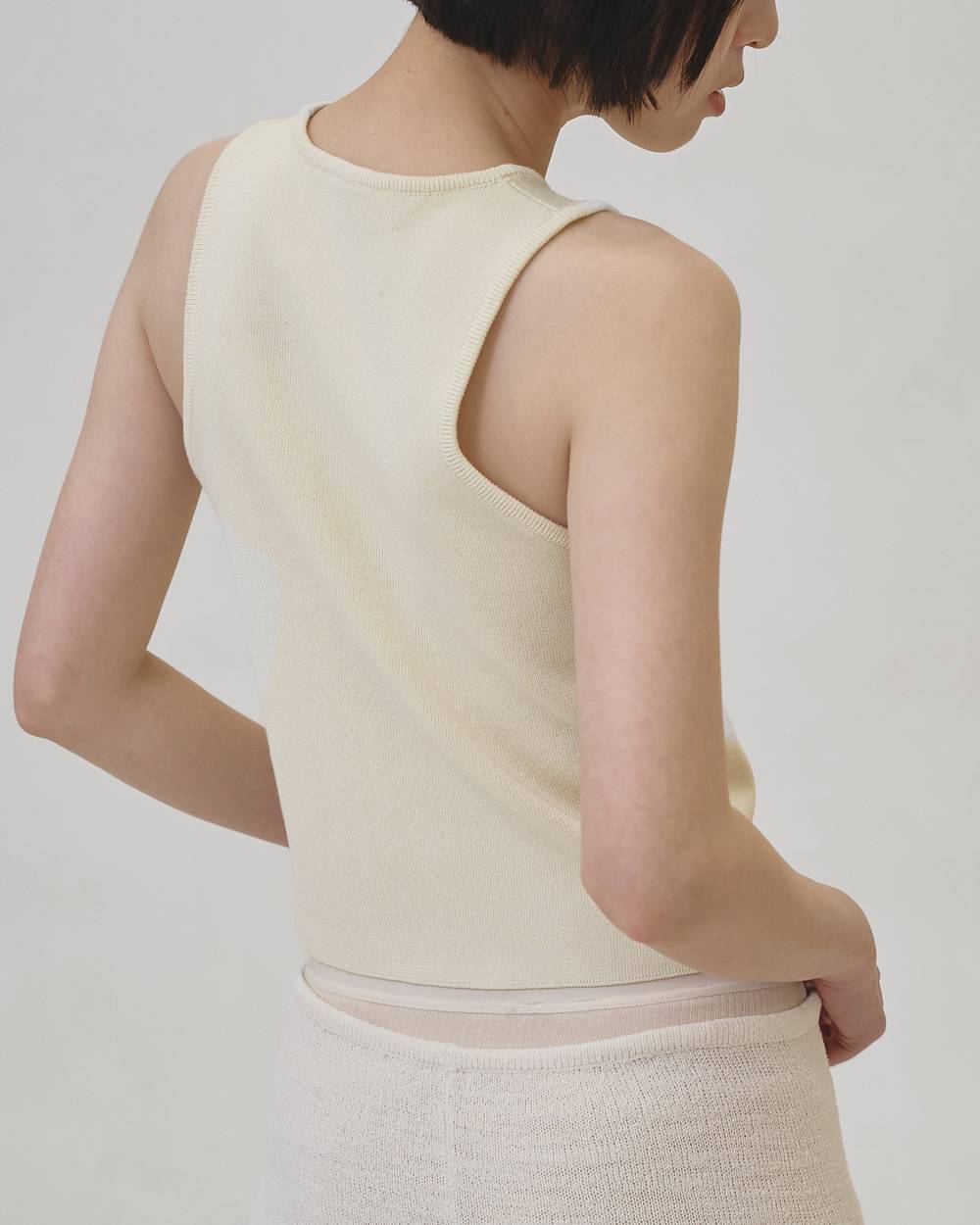 Crewneck Knit Tanktop Crewneck Knit Tanktop,クルーネックニットタンクトップ,12610530,クルーネックタンクトップ,ニットタンクトップ,タンクトップ,トップス,todayful,トゥデイフル,lifes,吉田怜香,26ss