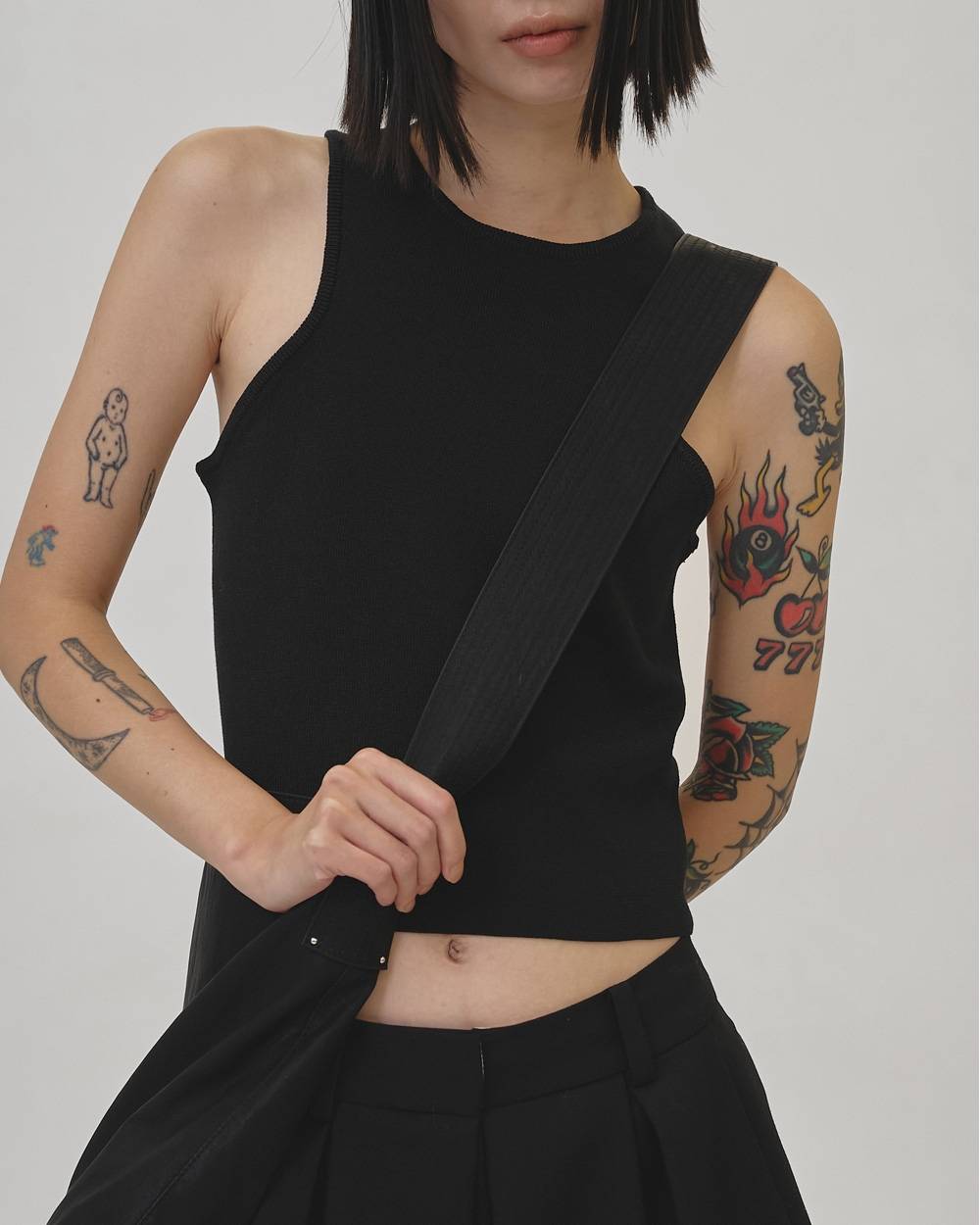 Crewneck Knit Tanktop Crewneck Knit Tanktop,クルーネックニットタンクトップ,12610530,クルーネックタンクトップ,ニットタンクトップ,タンクトップ,トップス,todayful,トゥデイフル,lifes,吉田怜香,26ss