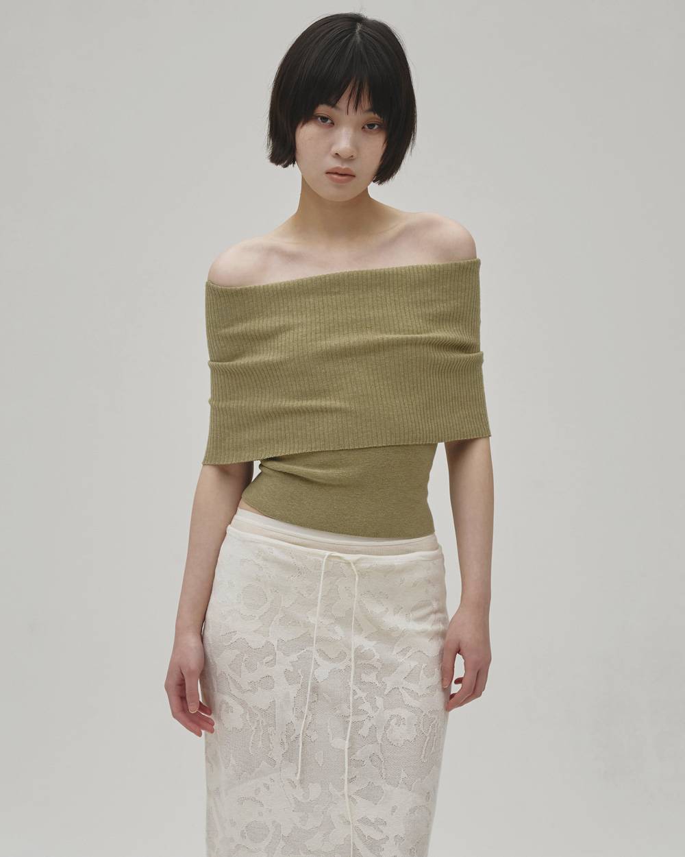 Seamless Offshoulder Knit Seamless Offshoulder Knit,シームレスオフショルダーニット,12610531,シームレス,オフショルダー,カットソー,トップ,todayful,トゥデイフル,lifes,吉田怜香,26aw