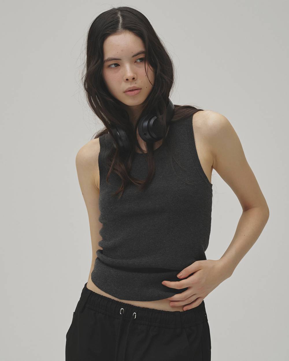 Roundhem Knit Tanktop Roundhem Knit Tanktop,ラウンドヘムニットタンクトップ,12610533,ニット,ニットタンクトップ,ラウンドヘム,カットソー,トップス,todayful,トゥデイフル,lifes,吉田怜香,26aw
