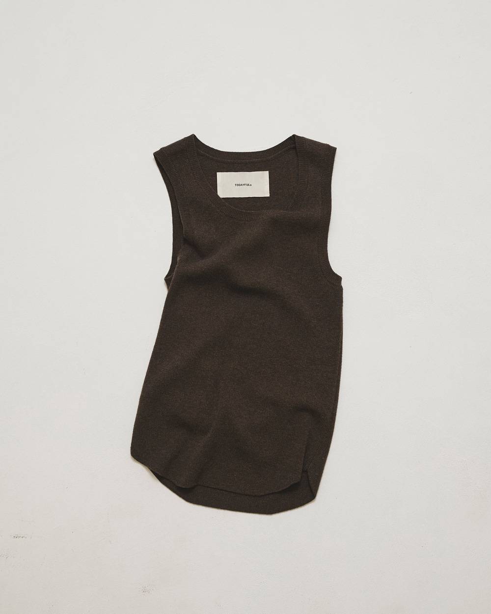 Roundhem Knit Tanktop Roundhem Knit Tanktop,ラウンドヘムニットタンクトップ,12610533,ニット,ニットタンクトップ,ラウンドヘム,カットソー,トップス,todayful,トゥデイフル,lifes,吉田怜香,26aw