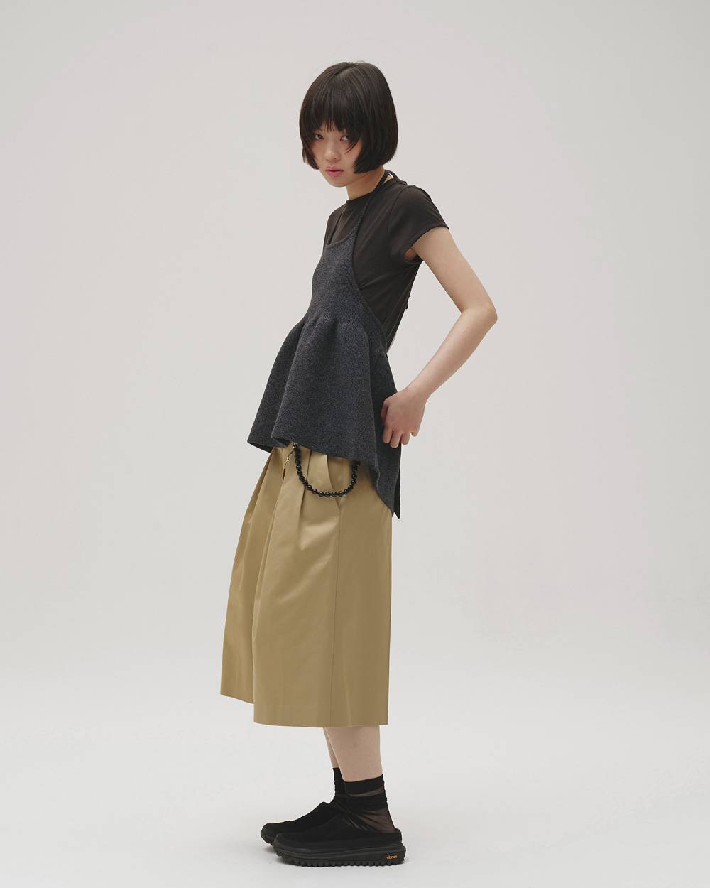 Halterneck Peplum Knit Halterneck Peplum Knit,ホルターネックペプラムニット,12610534,ニット,ホルターネック,ペプラムニット,トップ,todayful,トゥデイフル,lifes,吉田怜香,26aw