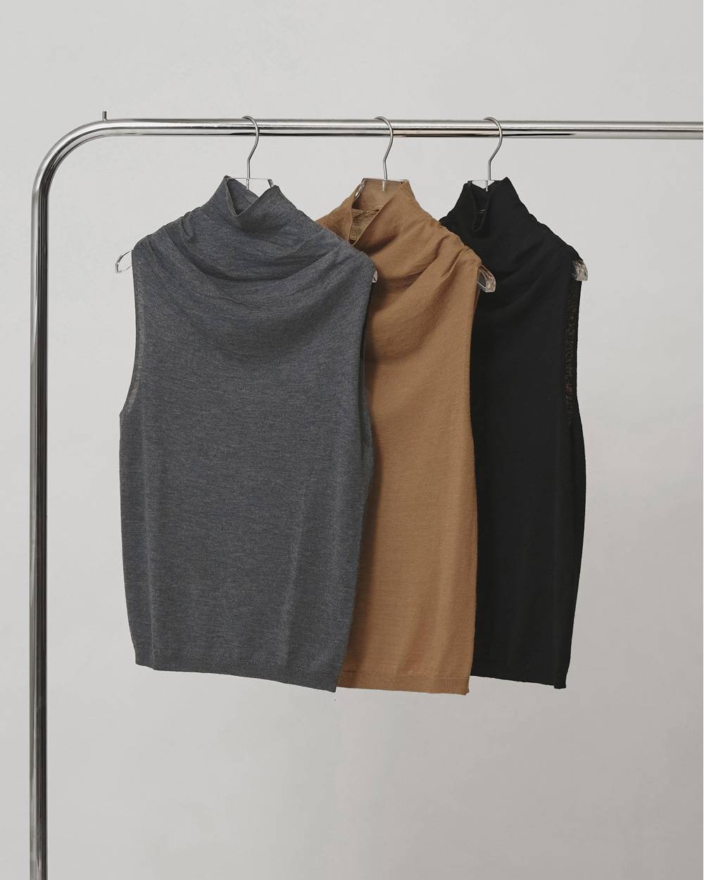 Highneck Drape Tanktop Highneck Drape Tanktopハイネックドレープタンクトップ,12610536,ドレープタンクトップ,タンクトップ,ハイネックトップ,カットソー,トップス,todayful,トゥデイフル,lifes,吉田怜香,26aw