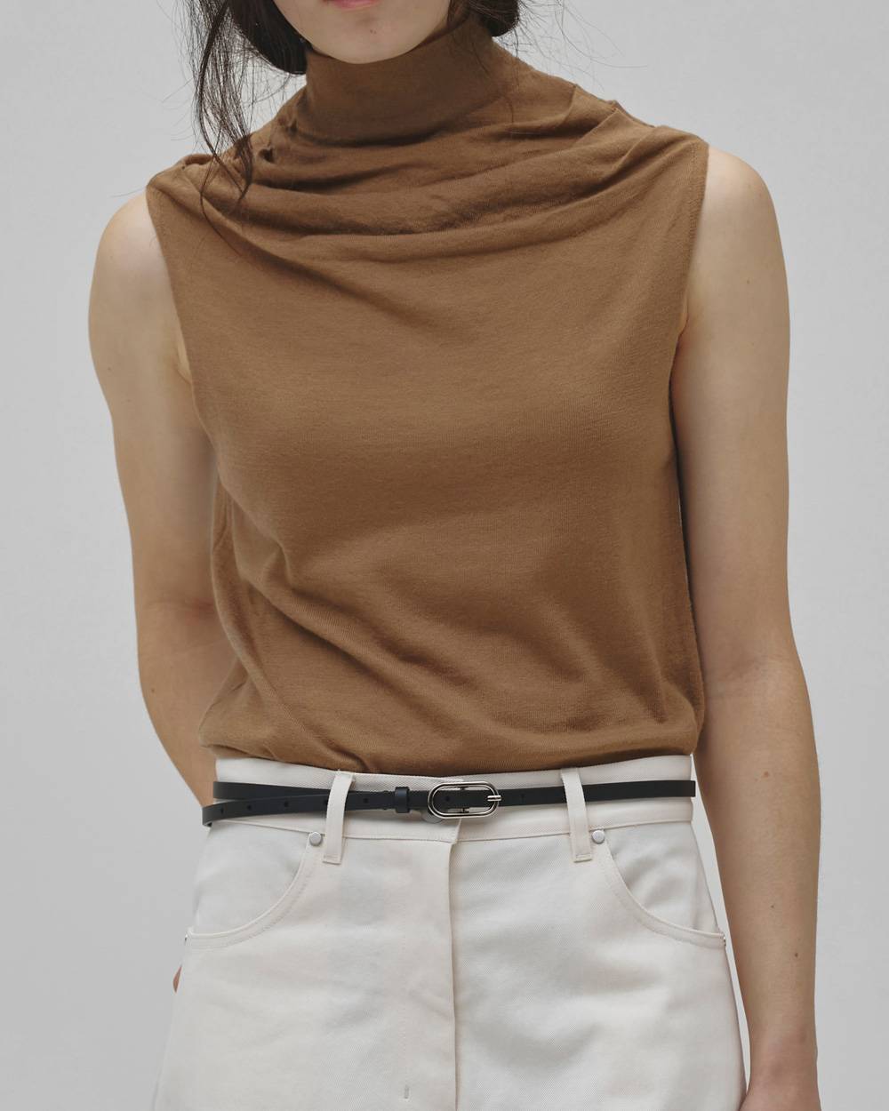 Highneck Drape Tanktop Highneck Drape Tanktopハイネックドレープタンクトップ,12610536,ドレープタンクトップ,タンクトップ,ハイネックトップ,カットソー,トップス,todayful,トゥデイフル,lifes,吉田怜香,26aw