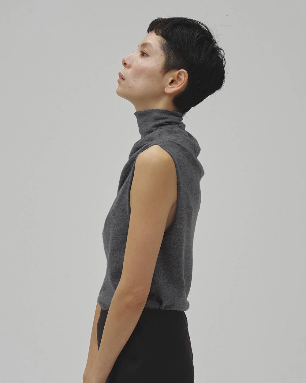 Highneck Drape Tanktop Highneck Drape Tanktopハイネックドレープタンクトップ,12610536,ドレープタンクトップ,タンクトップ,ハイネックトップ,カットソー,トップス,todayful,トゥデイフル,lifes,吉田怜香,26aw