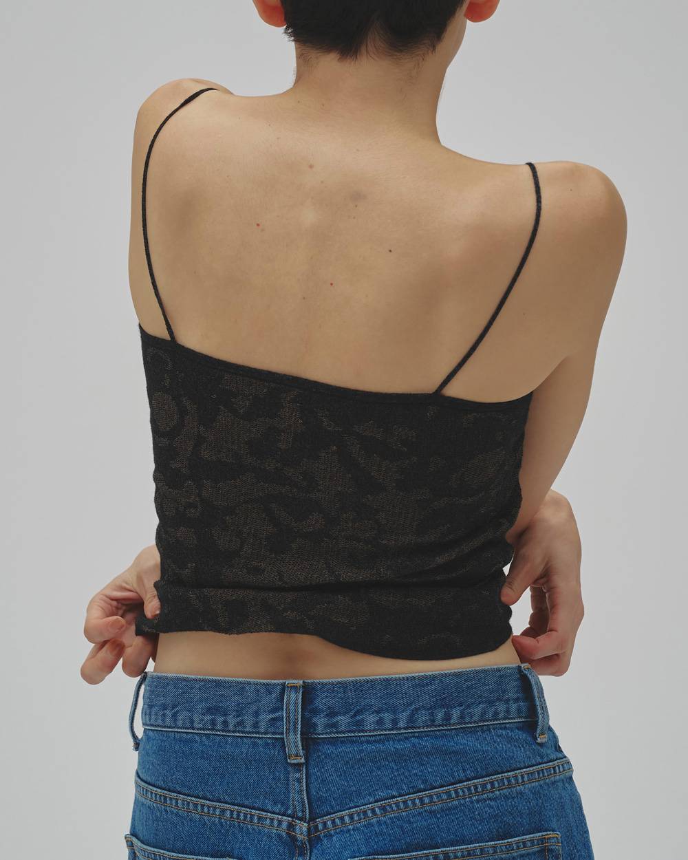  Jacquard Knit Camisole  Jacquard Knit Camisole,ジャガードニットキャミソール,12610537,ニットキャミソール,ジャガード,キャミソール,トップス,セットアップ,todayful,トゥデイフル,lifes,吉田怜香,26aw