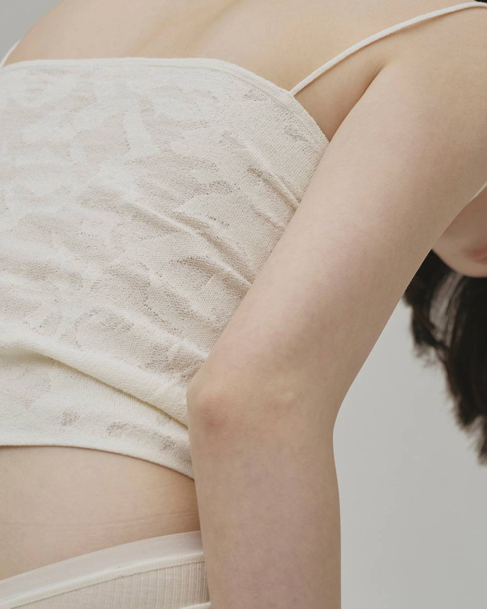  Jacquard Knit Camisole  Jacquard Knit Camisole,ジャガードニットキャミソール,12610537,ニットキャミソール,ジャガード,キャミソール,トップス,セットアップ,todayful,トゥデイフル,lifes,吉田怜香,26aw