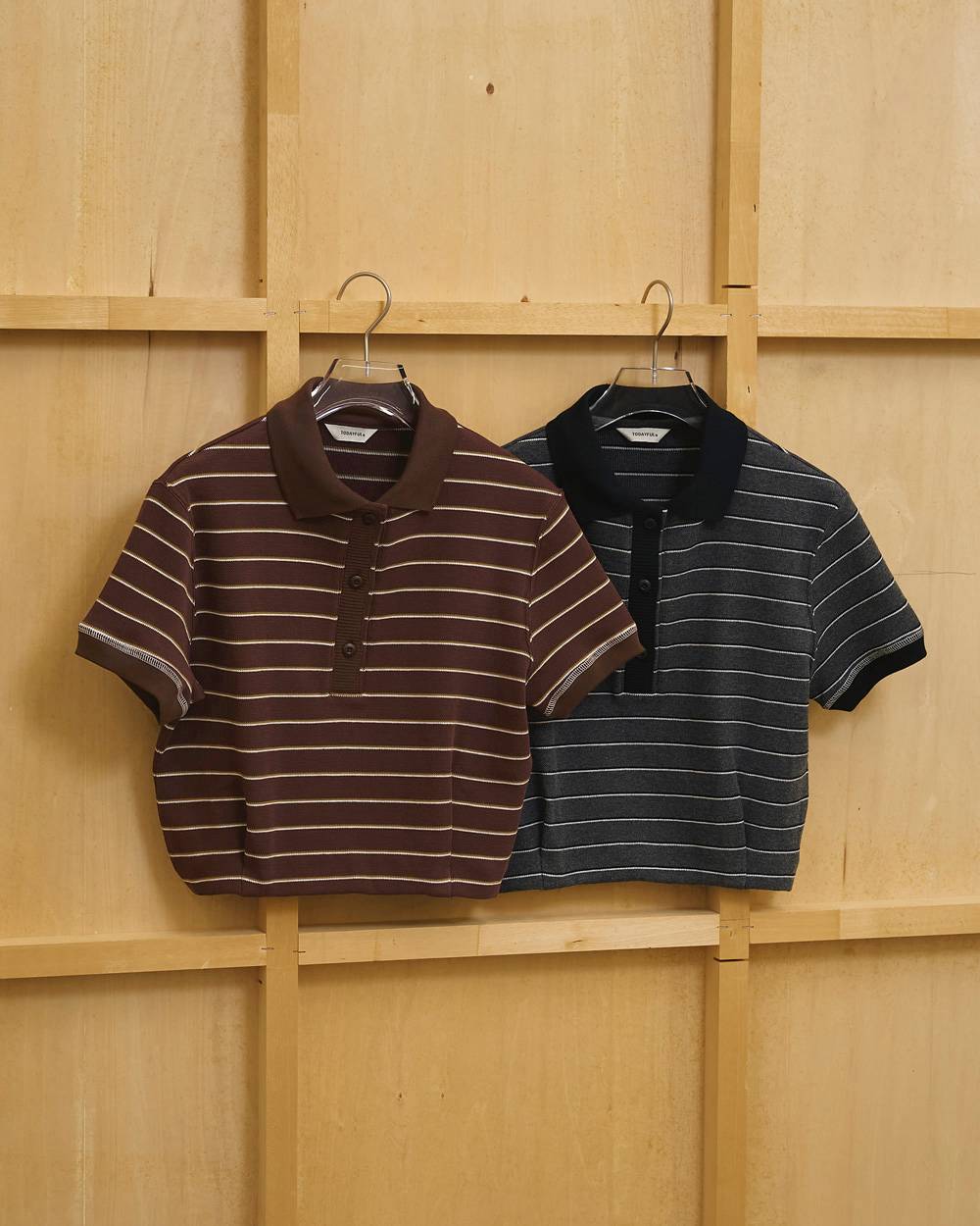 Border Polo Tops Border Polo Tops,ボーダーポロトップス,12610606,ボーダートップス,ポロトップス,トップス,カットソー,todayful,トゥデイフル,lifes,吉田怜香,26ss