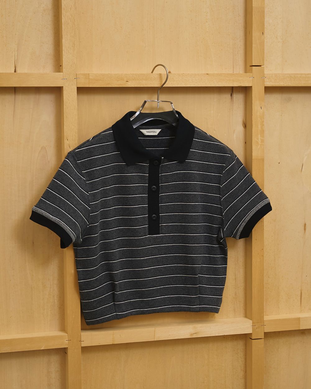 Border Polo Tops Border Polo Tops,ボーダーポロトップス,12610606,ボーダートップス,ポロトップス,トップス,カットソー,todayful,トゥデイフル,lifes,吉田怜香,26ss
