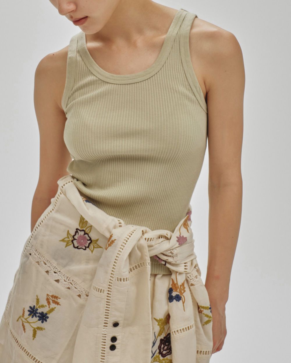 Seamless Rib Tanktop Seamless Rib Tanktop,シームレスリブタンクトップ,12610612,シームレスタンクトップ,リブタンクトップ,タンクトップ,トップス,カットソー,todayful,トゥデイフル,lifes,吉田怜香,26ss