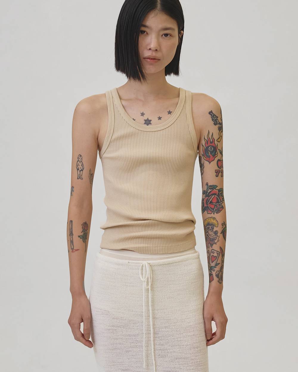 Seamless Rib Tanktop Seamless Rib Tanktop,シームレスリブタンクトップ,12610612,シームレスタンクトップ,リブタンクトップ,タンクトップ,トップス,カットソー,todayful,トゥデイフル,lifes,吉田怜香,26ss