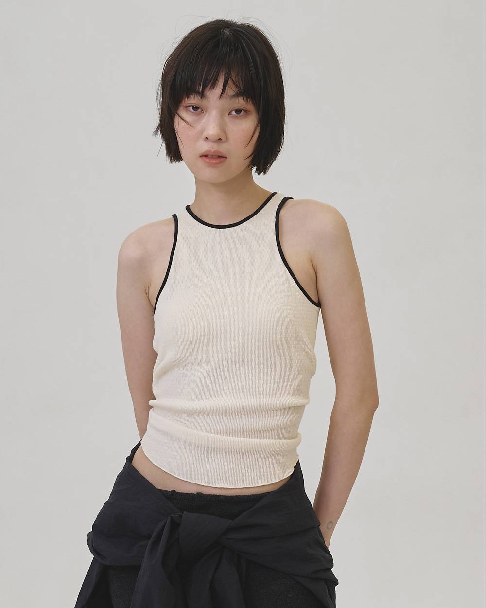 Cupin Piping Tanktop Cupin Piping Tanktop,カップインパイピングタンクトップ,12610615,カップインパイピング,タンクトップ,トップス,カップイントップ,ブラトップ,todayful,トゥデイフル,lifes,吉田怜香,26ss