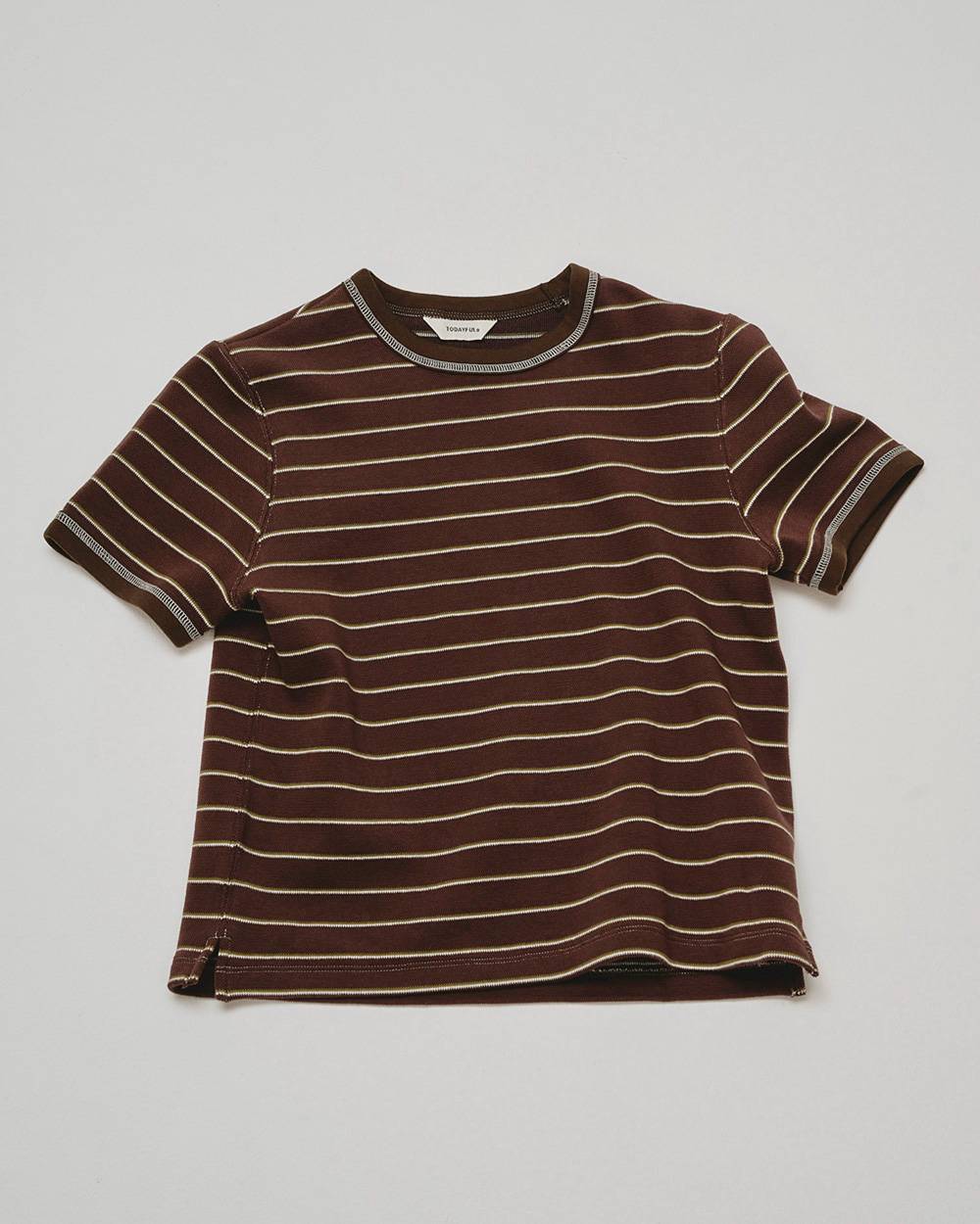 todayful ボーダーリンガーTシャツ(ブラウン) TODAYFUL(トゥデイフル) / Life's online store（ライフズ） / Border