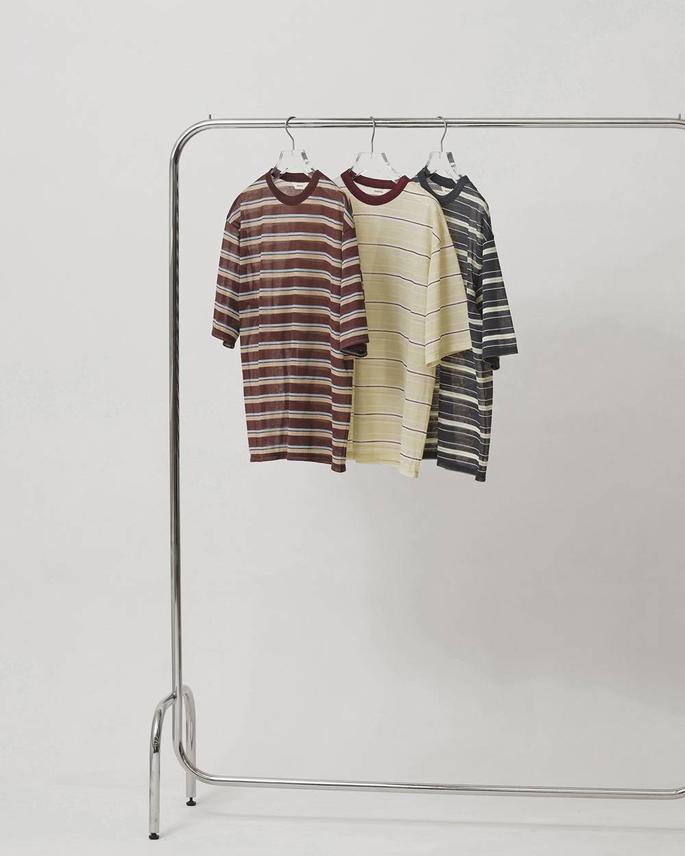 Sheer Border T-shirt Sheer Border T-shirt,シアーボーダーTシャツ,12610629,シアートップ,ボーダーTシャツ,シザーtシャツ,トップス,Tシャツ,ビッグTシャツ,todayful,トゥデイフル,lifes,吉田怜香,26aw