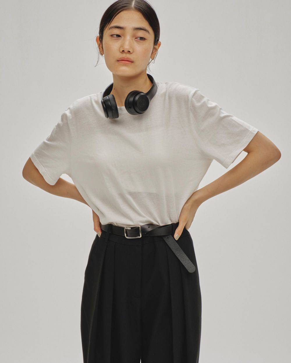 Basic Smooth T-shirts Basic Smooth T-shirts,ベーシックスムースTシャツ,12610632,ベーシックT,スムースT,Tシャツ,トップス,カットソー,todayful,トゥデイフル,lifes,吉田怜香,26aw