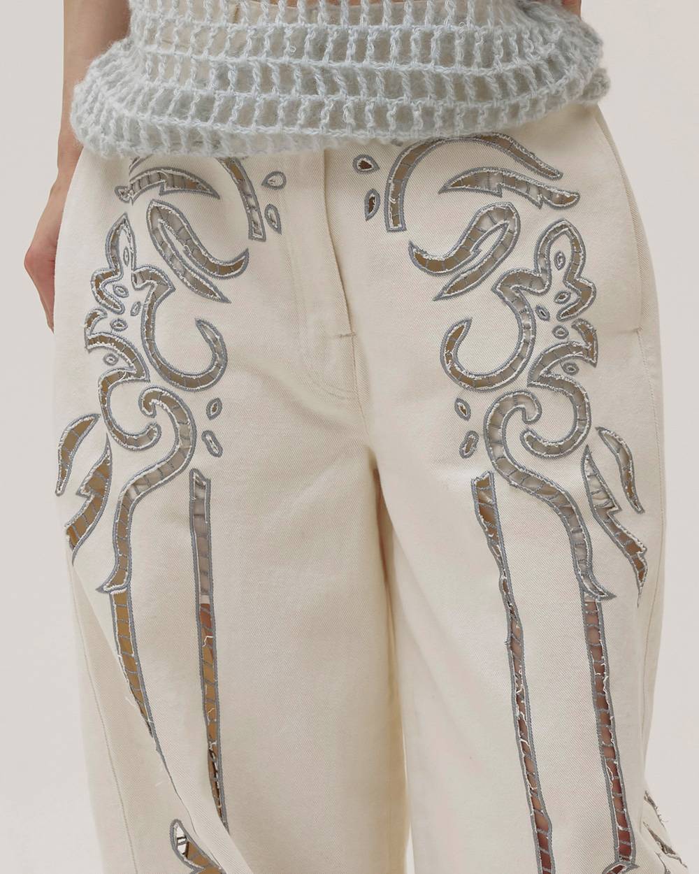 Cut Lace Twill Pants Cut Lace Twill Pants,カットレースツイルパンツ,12610701,カットレースパンツ,パンツ,ボトムス,セットアップ,todayful,トゥデイフル,lifes,吉田怜香,26aw