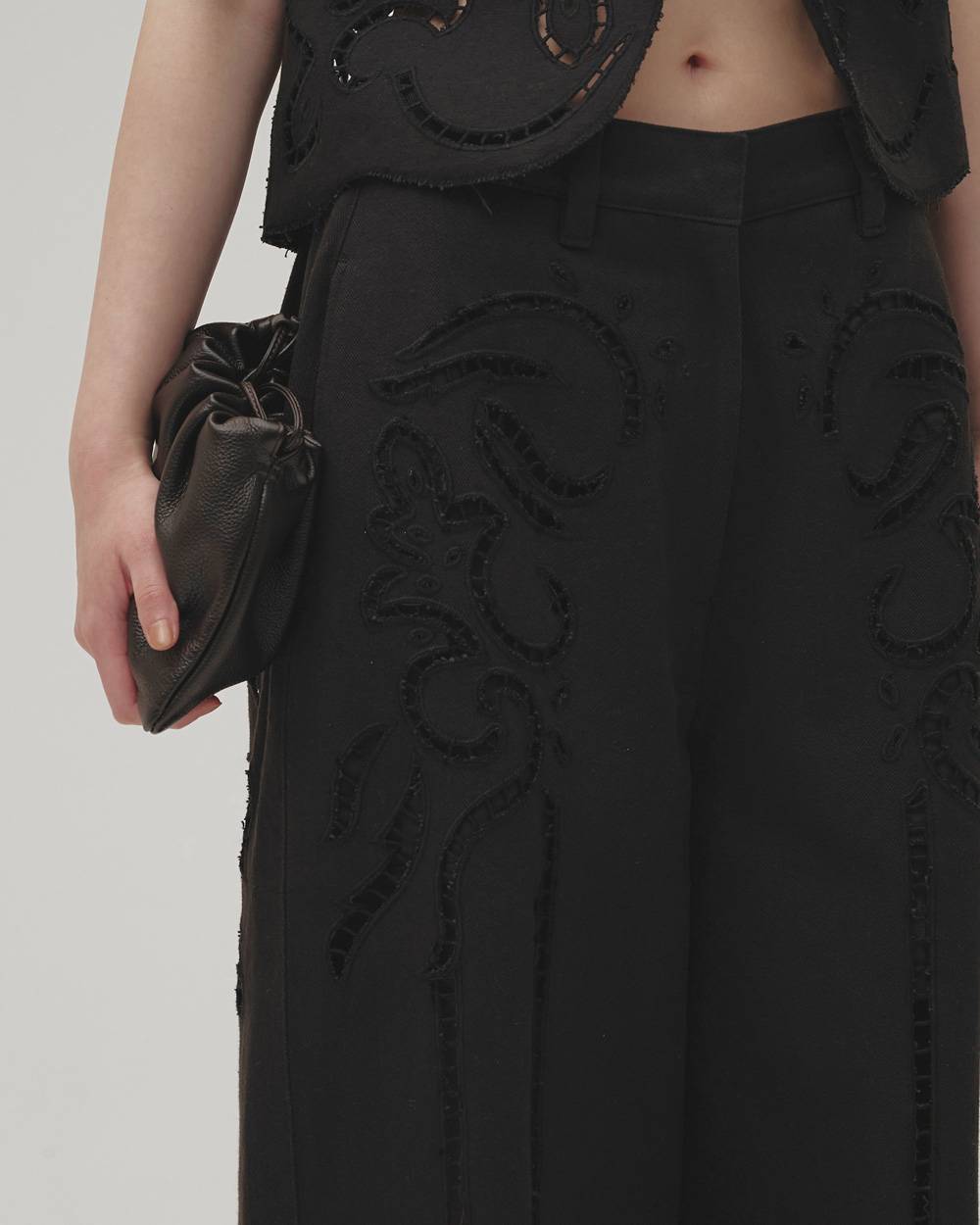 Cut Lace Twill Pants Cut Lace Twill Pants,カットレースツイルパンツ,12610701,カットレースパンツ,パンツ,ボトムス,セットアップ,todayful,トゥデイフル,lifes,吉田怜香,26aw