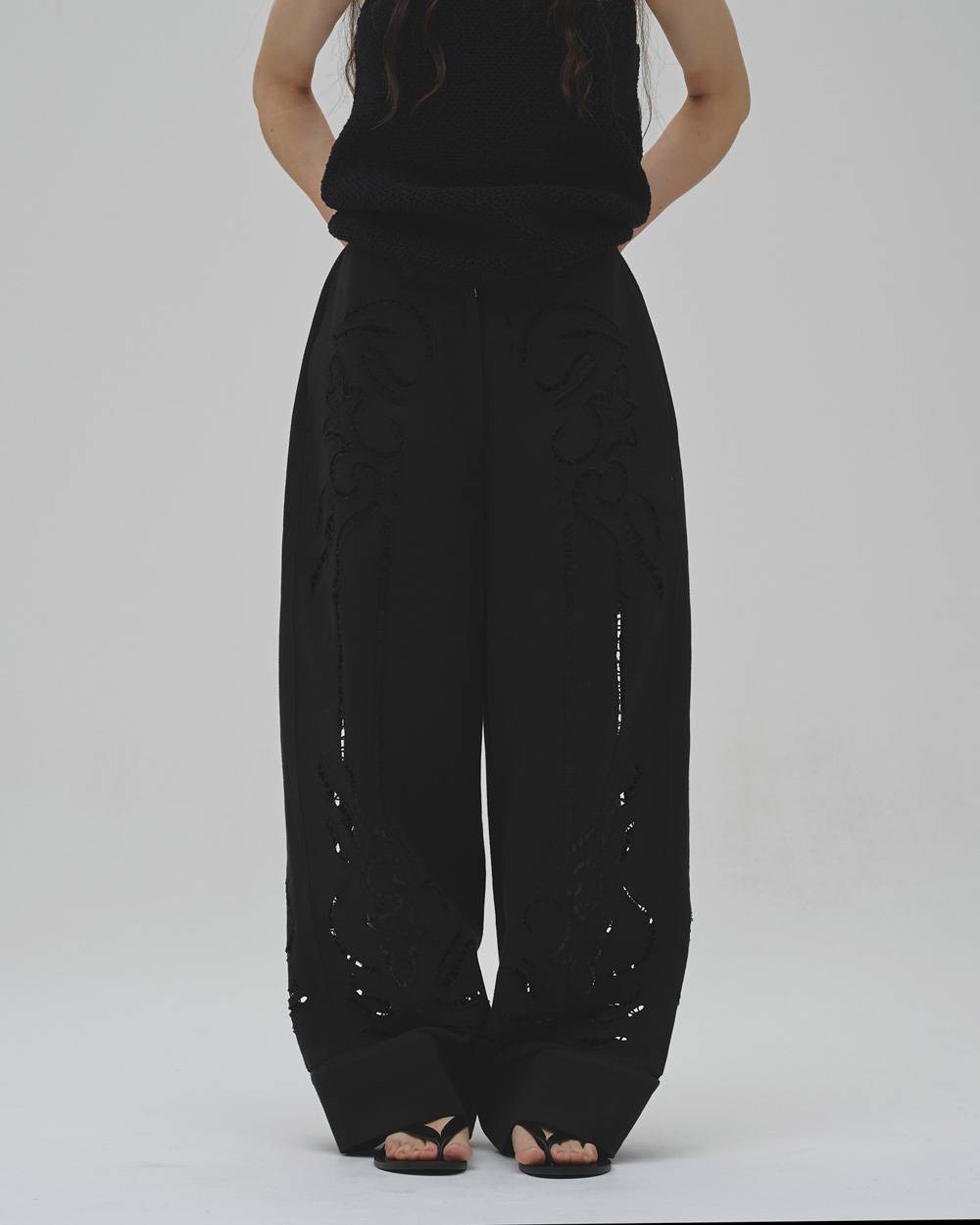 Cut Lace Twill Pants Cut Lace Twill Pants,カットレースツイルパンツ,12610701,カットレースパンツ,パンツ,ボトムス,セットアップ,todayful,トゥデイフル,lifes,吉田怜香,26aw