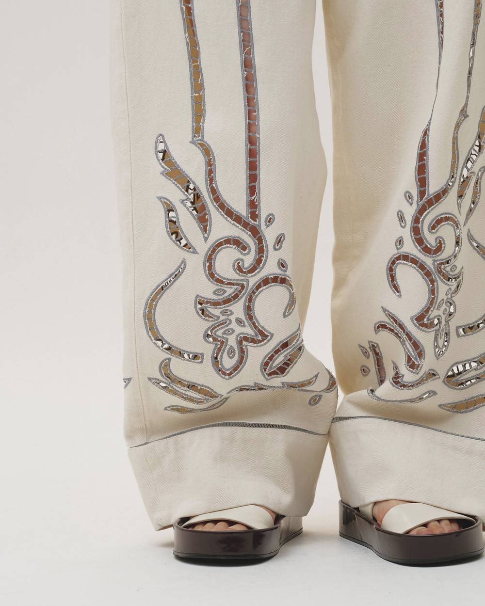 Cut Lace Twill Pants Cut Lace Twill Pants,カットレースツイルパンツ,12610701,カットレースパンツ,パンツ,ボトムス,セットアップ,todayful,トゥデイフル,lifes,吉田怜香,26aw