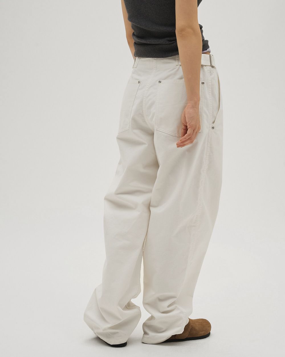 パンツ TODAYFUL Boyfriend Nylon Pants 38 White TODAYFUL 【即納】トゥデイフル 2023spring.summer Boyfriend