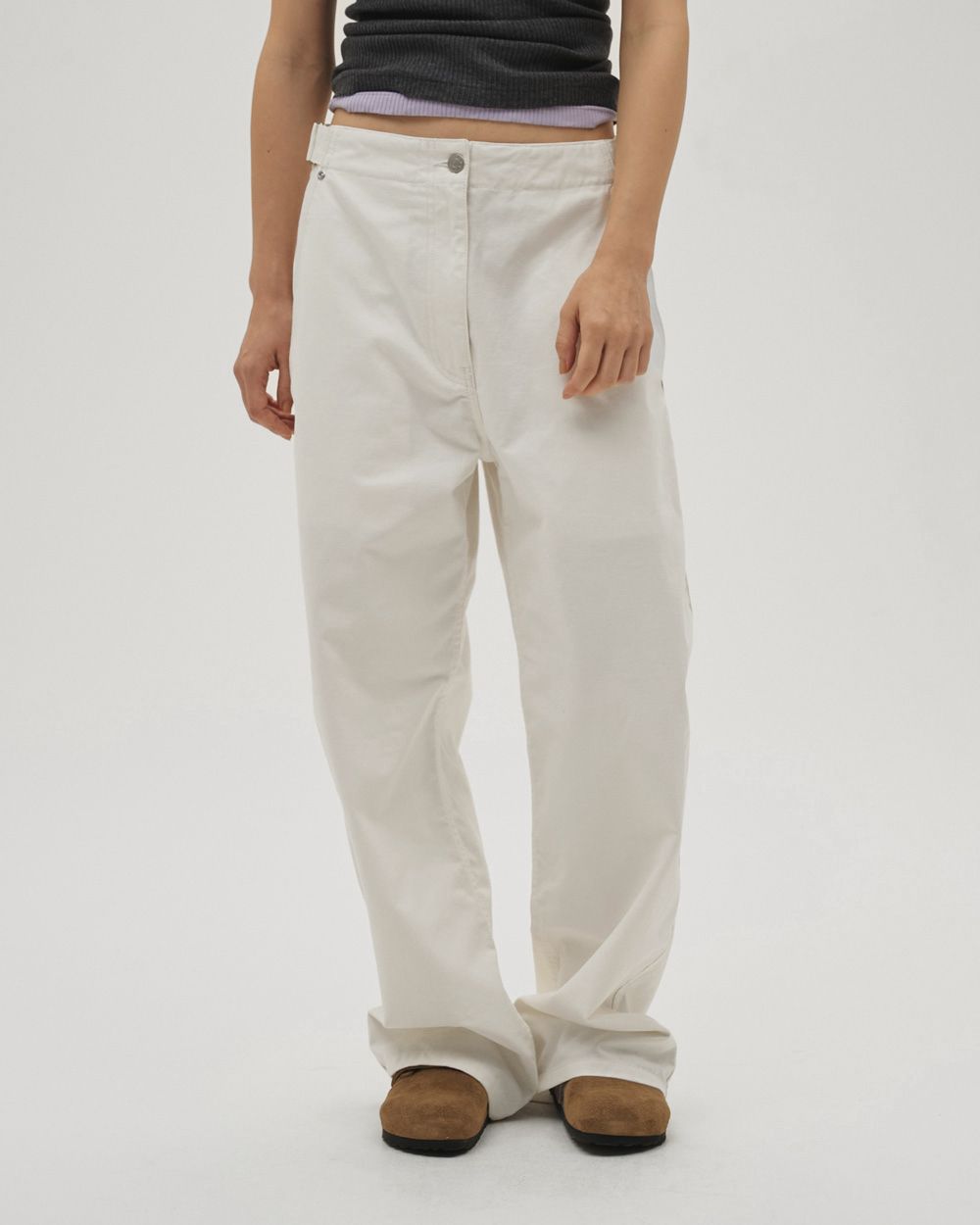 Boyfriend Cotton Pants Boyfriend Cotton Pants,ウールペインターパンツ,12610702,パンツ,ボトムス,セットアップ,ボーイフレンドパンツ,コットンパンツ,,todayful,トゥデイフル,lifes,吉田怜香,26ss