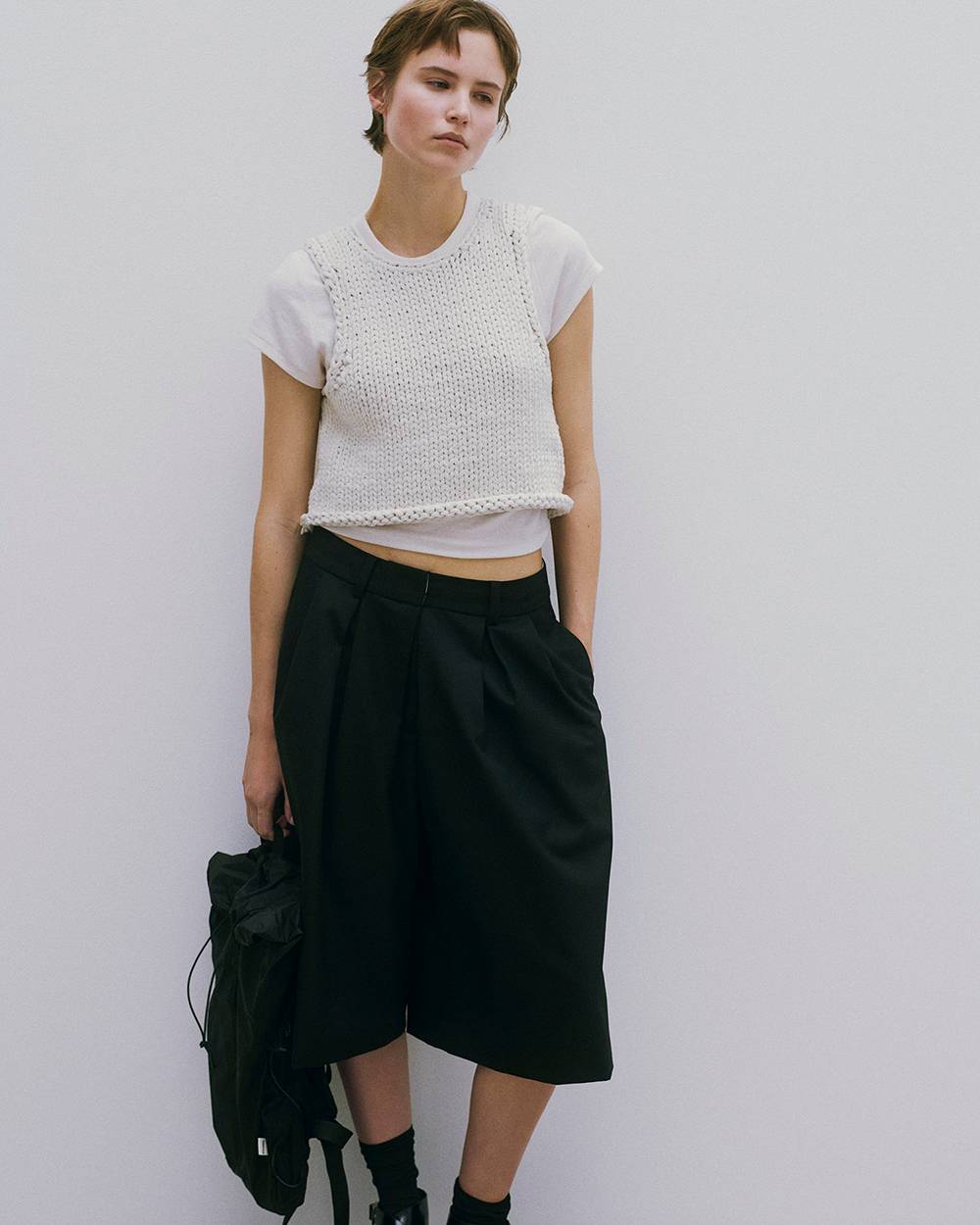 Twill Bermuda Pants Twill Bermuda Pants,ツイルバミューダパンツ,12610713,パンツ,ボトムス,ツイルパンツ,バミューダパンツ,ハーフパンツ,todayful,トゥデイフル,lifes,吉田怜香,26ss