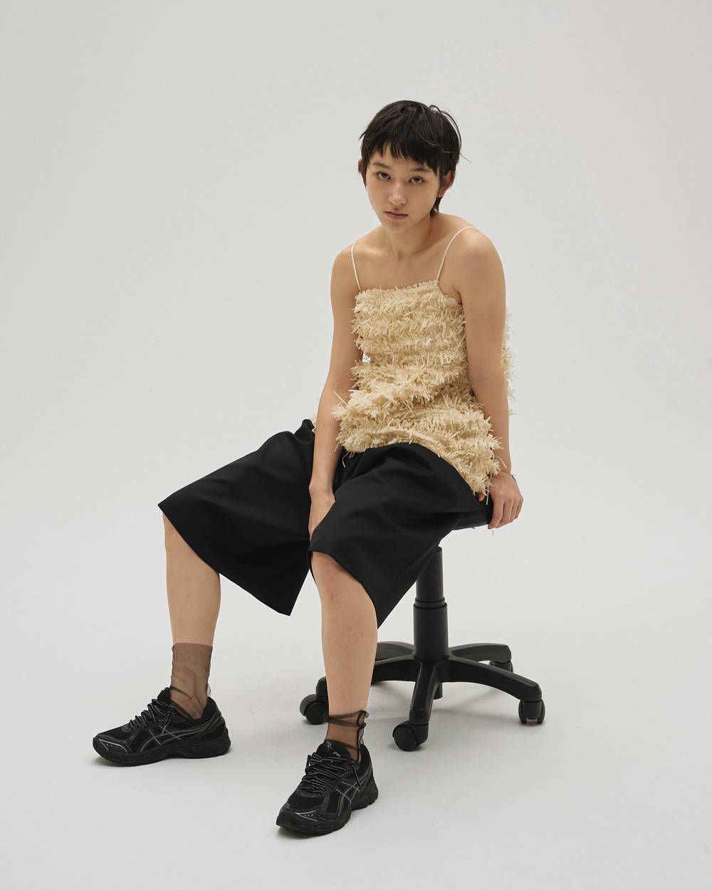 Twill Bermuda Pants Twill Bermuda Pants,ツイルバミューダパンツ,12610713,パンツ,ボトムス,ツイルパンツ,バミューダパンツ,ハーフパンツ,todayful,トゥデイフル,lifes,吉田怜香,26ss