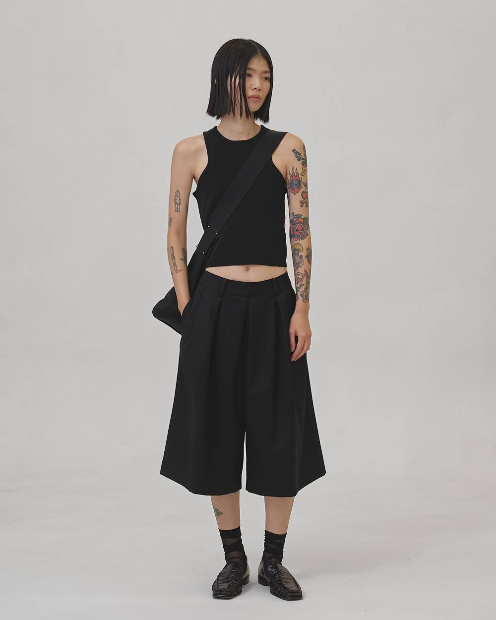 Twill Bermuda Pants Twill Bermuda Pants,ツイルバミューダパンツ,12610713,パンツ,ボトムス,ツイルパンツ,バミューダパンツ,ハーフパンツ,todayful,トゥデイフル,lifes,吉田怜香,26ss