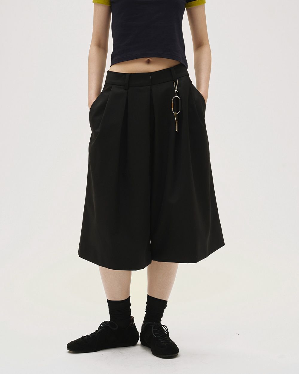 Twill Bermuda Pants Twill Bermuda Pants,ツイルバミューダパンツ,12610713,パンツ,ボトムス,ツイルパンツ,バミューダパンツ,todayful,トゥデイフル,lifes,吉田怜香,26ss