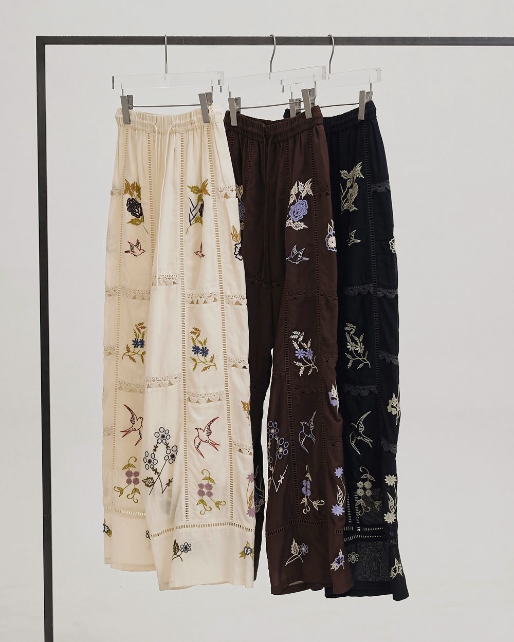 EmbroideryPatchworkTrousers todayful 刺繍 TODAYFUL(トゥデイフル) / Life's online store(ライフズ