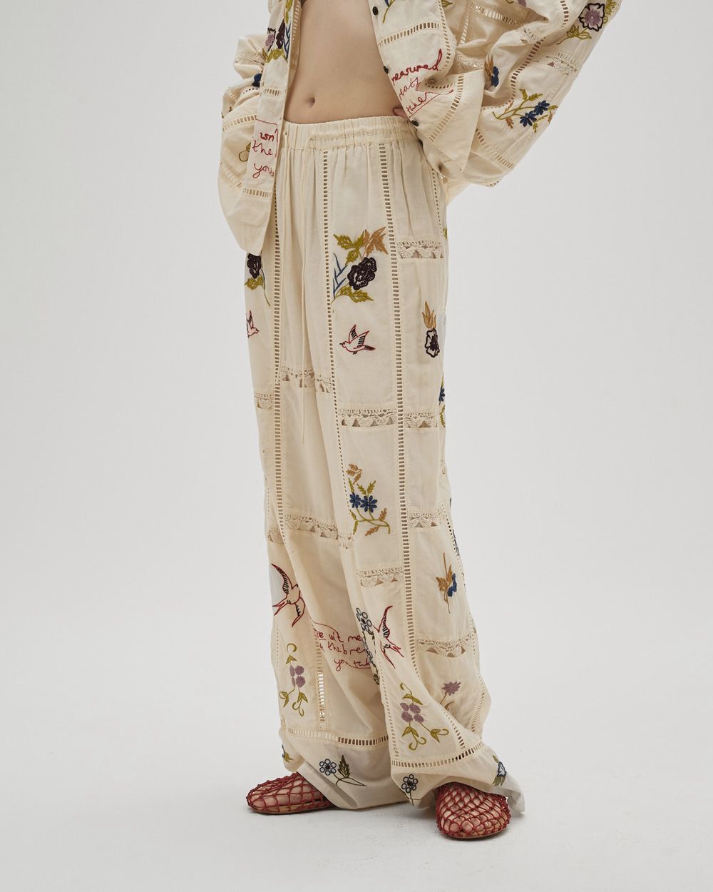 専用ページ♡Embroidery Patchwork Trousers パンツ TODAYFUL(トゥデイフル) / Life's online store（ライフズ