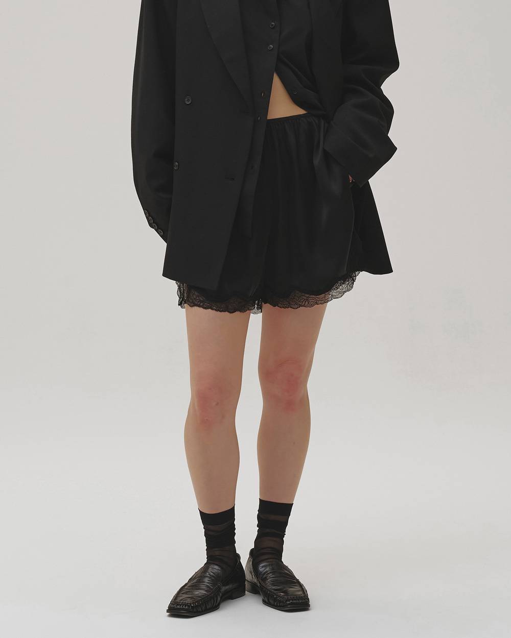 Satin Lace Halfpants Satin Lace Camisole,サテンレースハーフパンツ,12610722,サテン,レースパンツ,ショーツ,レース,ショートパンツ,ランジェリー,todayful,トゥデイフル,lifes,吉田怜香,26aw