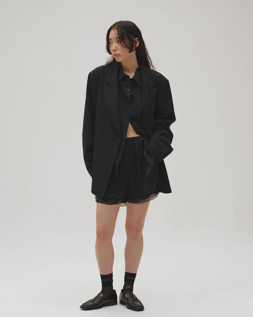 Satin Lace Halfpants Satin Lace Camisole,サテンレースハーフパンツ,12610722,サテン,レースパンツ,ショーツ,レース,ショートパンツ,ランジェリー,todayful,トゥデイフル,lifes,吉田怜香,26aw