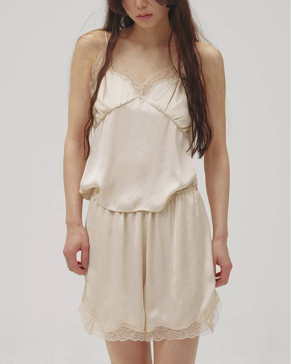 Satin Lace Halfpants Satin Lace Camisole,サテンレースハーフパンツ,12610722,サテン,レースパンツ,ショーツ,レース,ショートパンツ,ランジェリー,todayful,トゥデイフル,lifes,吉田怜香,26aw