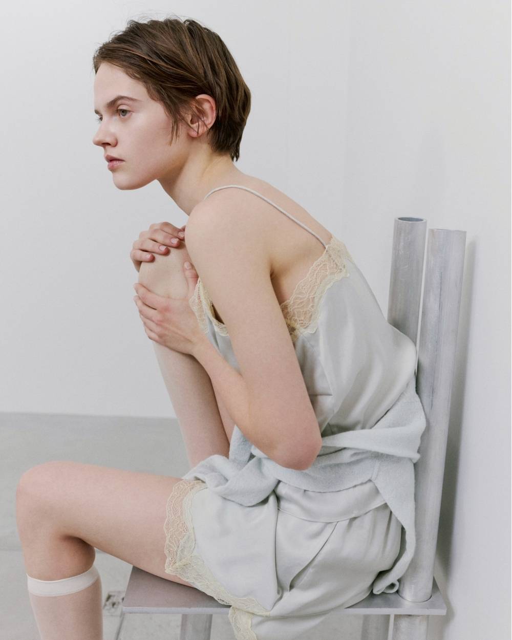 Satin Lace Halfpants Satin Lace Camisole,サテンレースハーフパンツ,12610722,サテン,レースパンツ,ショーツ,レース,ショートパンツ,ランジェリー,todayful,トゥデイフル,lifes,吉田怜香,26aw