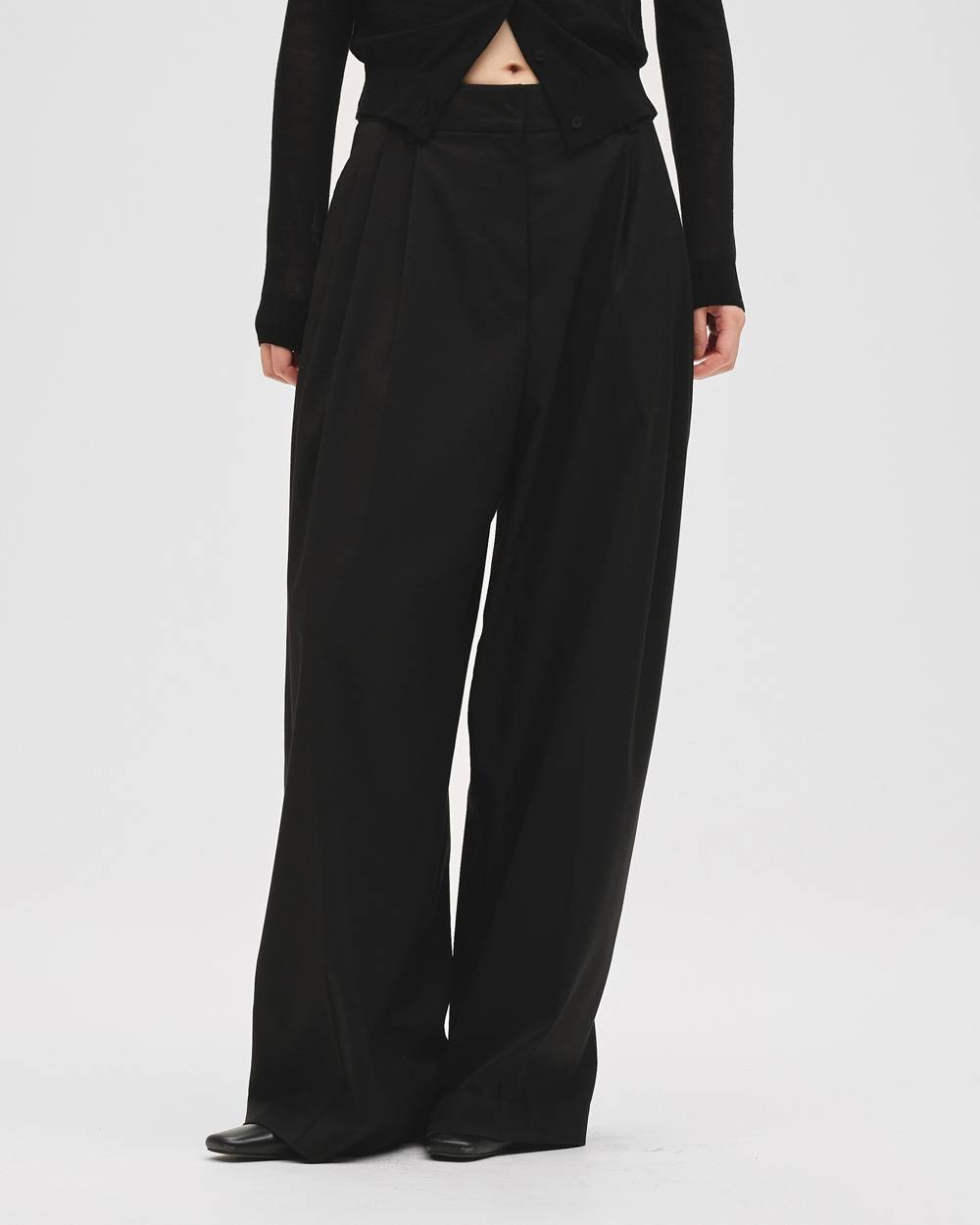 Lightweight Tuck Trousers Lightweight Tuck Trousers,ライトウェイトタックトラウザーズ,12610723,タックトラウザーズ,パンツ,トラウザーズ,ボトムス,ワイドパンツ,todayful,トゥデイフル,lifes,吉田怜香,26aw