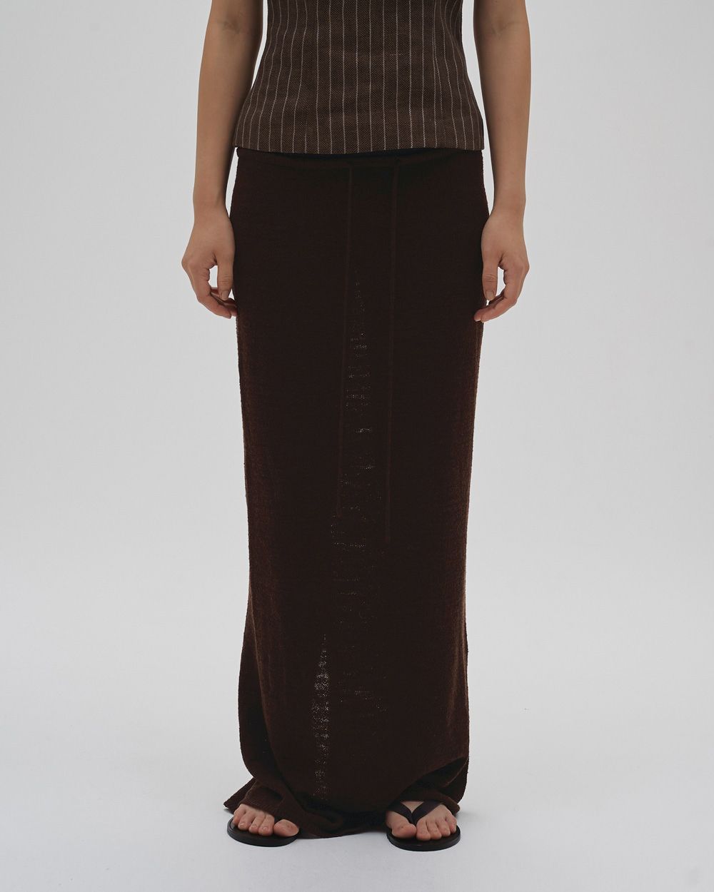 Miniboucle Knit Skirt Miniboucle Knit Skirt,ミニバックルニットスカート,12610806,スカート,ニットスカート,ロングスカート,ボトムス,ミニバックルスカート,todayful,トゥデイフル,lifes,吉田怜香,26ss