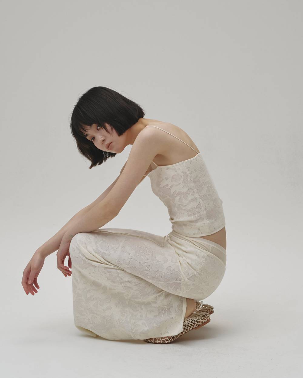  Jacquard Knit Skirt  Jacquard Knit Skirt,ジャガードニットスカート,12610810,ニットスカートジャガード,スカート,ボトムス,セットアップ,todayful,トゥデイフル,lifes,吉田怜香,26aw