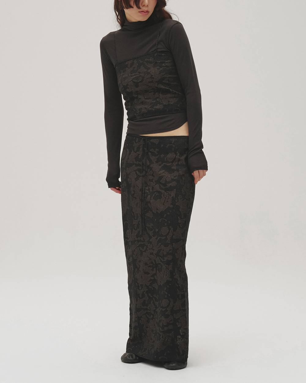  Jacquard Knit Skirt  Jacquard Knit Skirt,ジャガードニットスカート,12610810,ニットスカートジャガード,スカート,ボトムス,セットアップ,todayful,トゥデイフル,lifes,吉田怜香,26aw