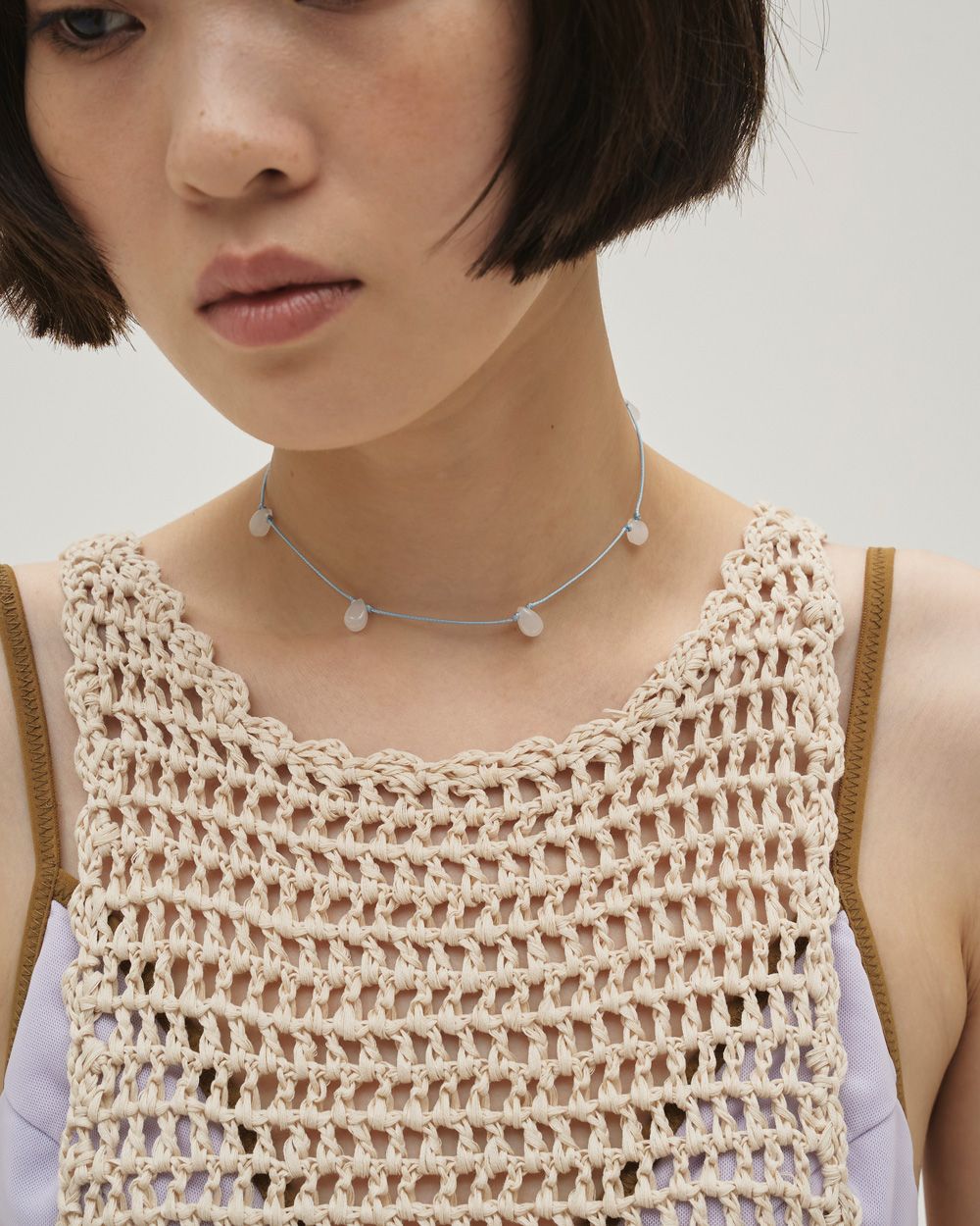 Glass Beads Choker Glass Beads Choker,グラスビーズチョーカー,12610905,ビーズチョーカ,チョーカー,アクセサリー,todayful,トゥデイフル,lifes,吉田怜香,26ss