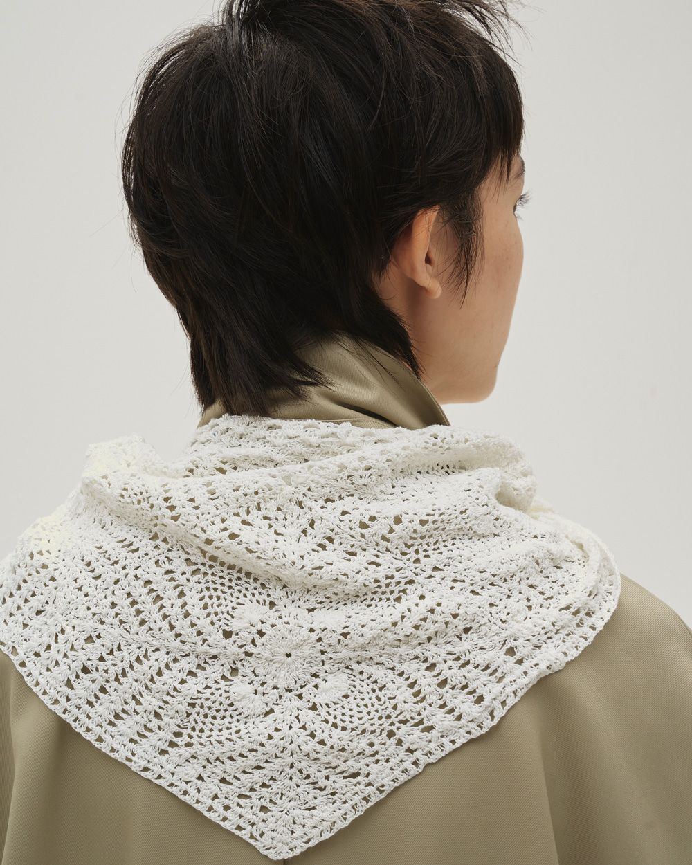 Crochet Lace Scarf Crochet Lace Scarf,クロシェットレーススカーフ,12611014,クロシェットスカーフ,レーススカーフ,スカーフ,アクセサリー,todayful,トゥデイフル,lifes,吉田怜香,26ss