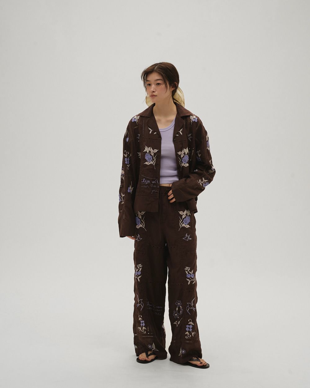 Leather Thong Sandals Leather Thong Sandals,レザーソングサンダル,12611018,レザーサンダル,サンダル,シューズ,靴,todayful,トゥデイフル,lifes,吉田怜香,26ss